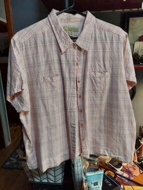 Short sleeve summer button blouse